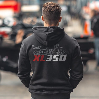 Honda XL350 & 350R Inspired Hoodie - Motorcycle Sweatshirt for Riders