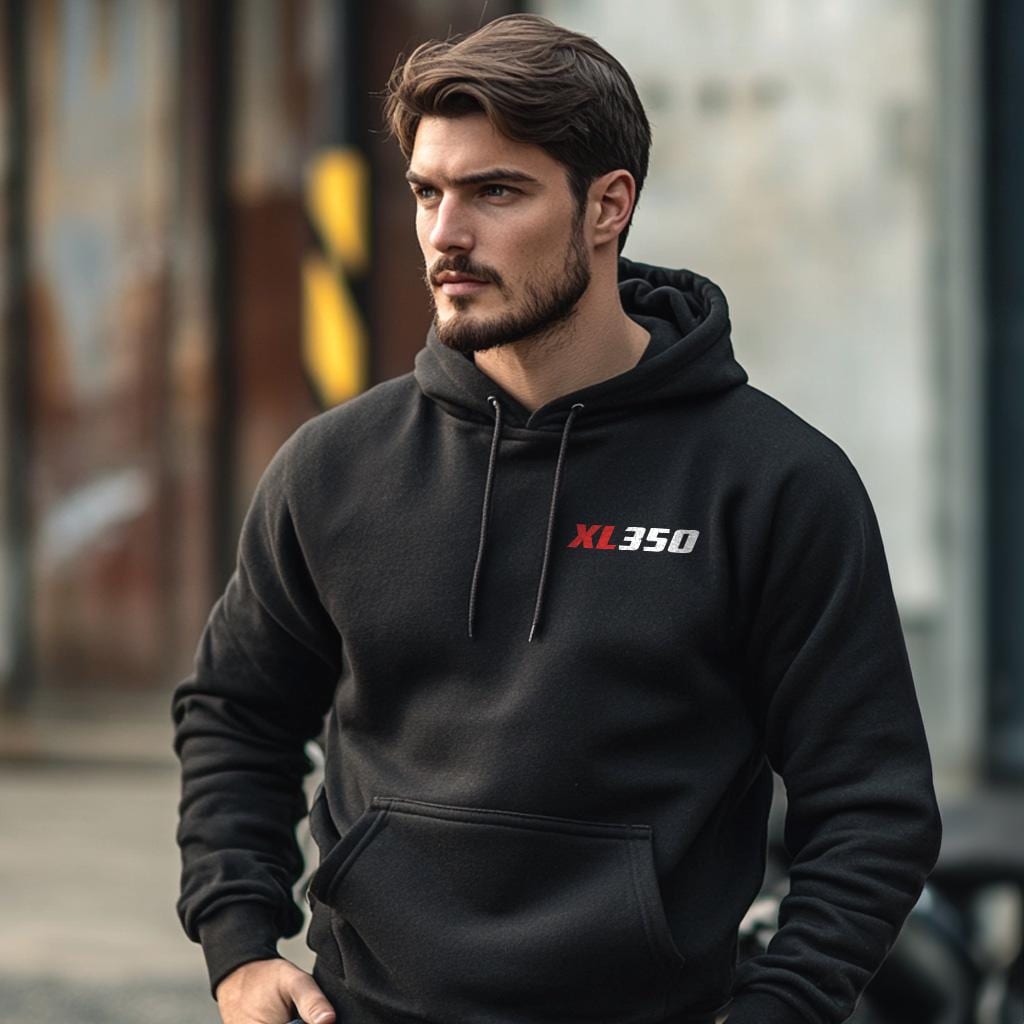 Honda XL350 & 350R Inspired Hoodie - Motorcycle Sweatshirt for Riders