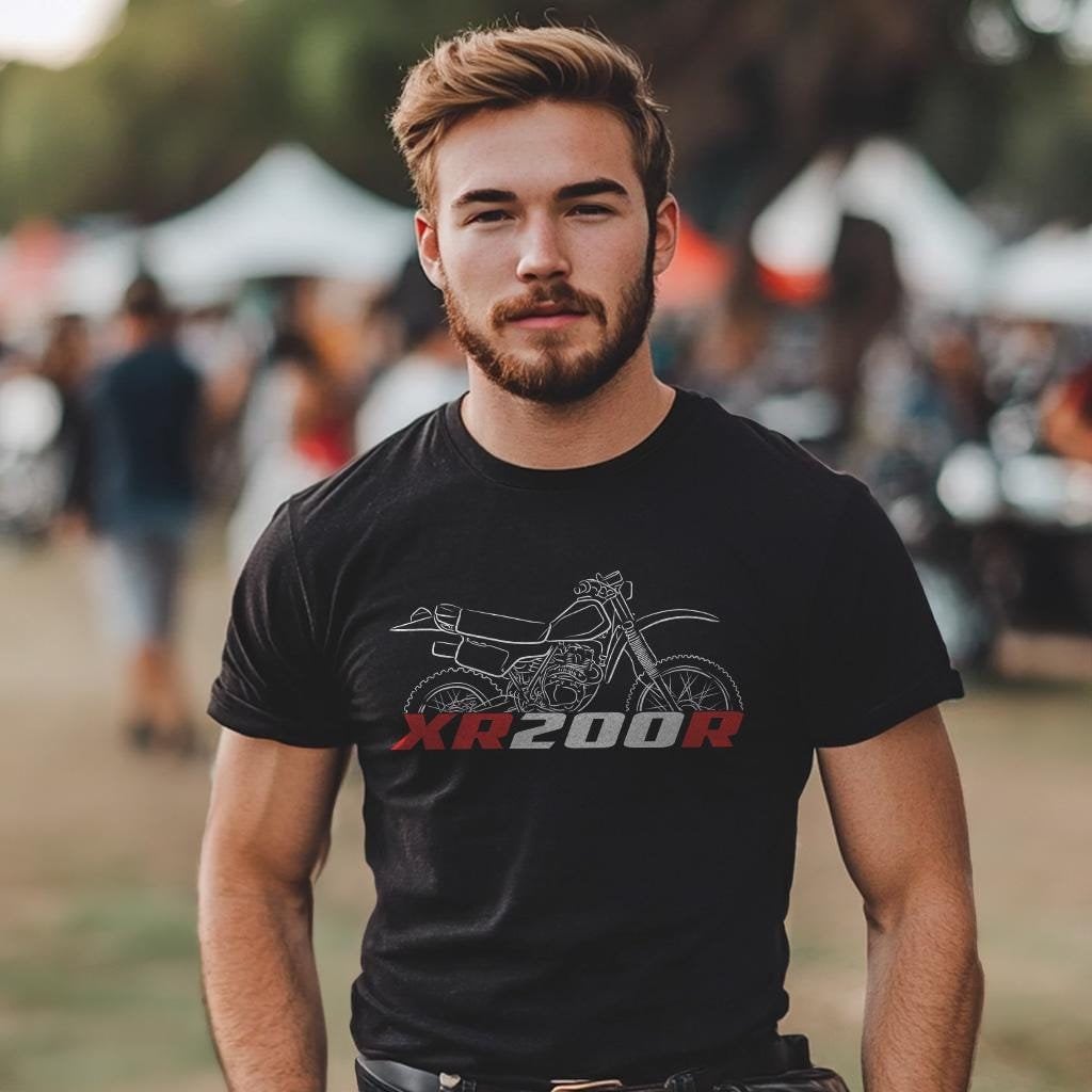 Honda XR200R Inspired T-Shirt - Motorcycle Tee Shirt for Riders