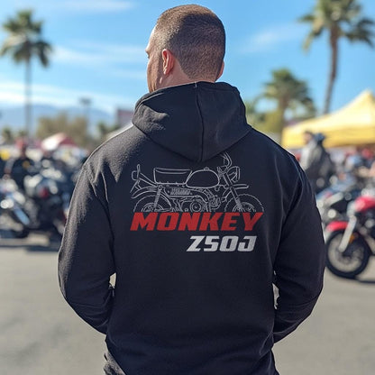 Honda Z50J & J Monkey Inspired Hoodie - Motorcycle Sweatshirt for Riders