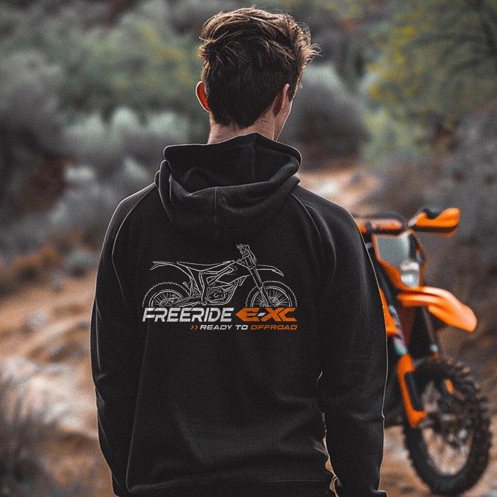 KTM Freeride E-XC Hoodie - Motorcycle Sweatshirt for Riders