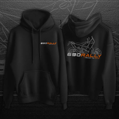 KTM LC4 690 Rally Replica Hoodie - Motorcycle Sweatshirt for Riders