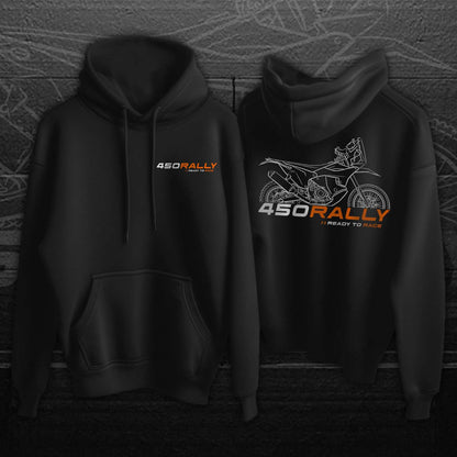 KTM 450 Rally Replica Hoodie - Motorcycle Sweatshirt for Riders