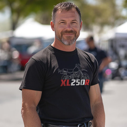 Honda XL250R Inspired T-Shirt - Motorcycle Tee Shirt for Riders
