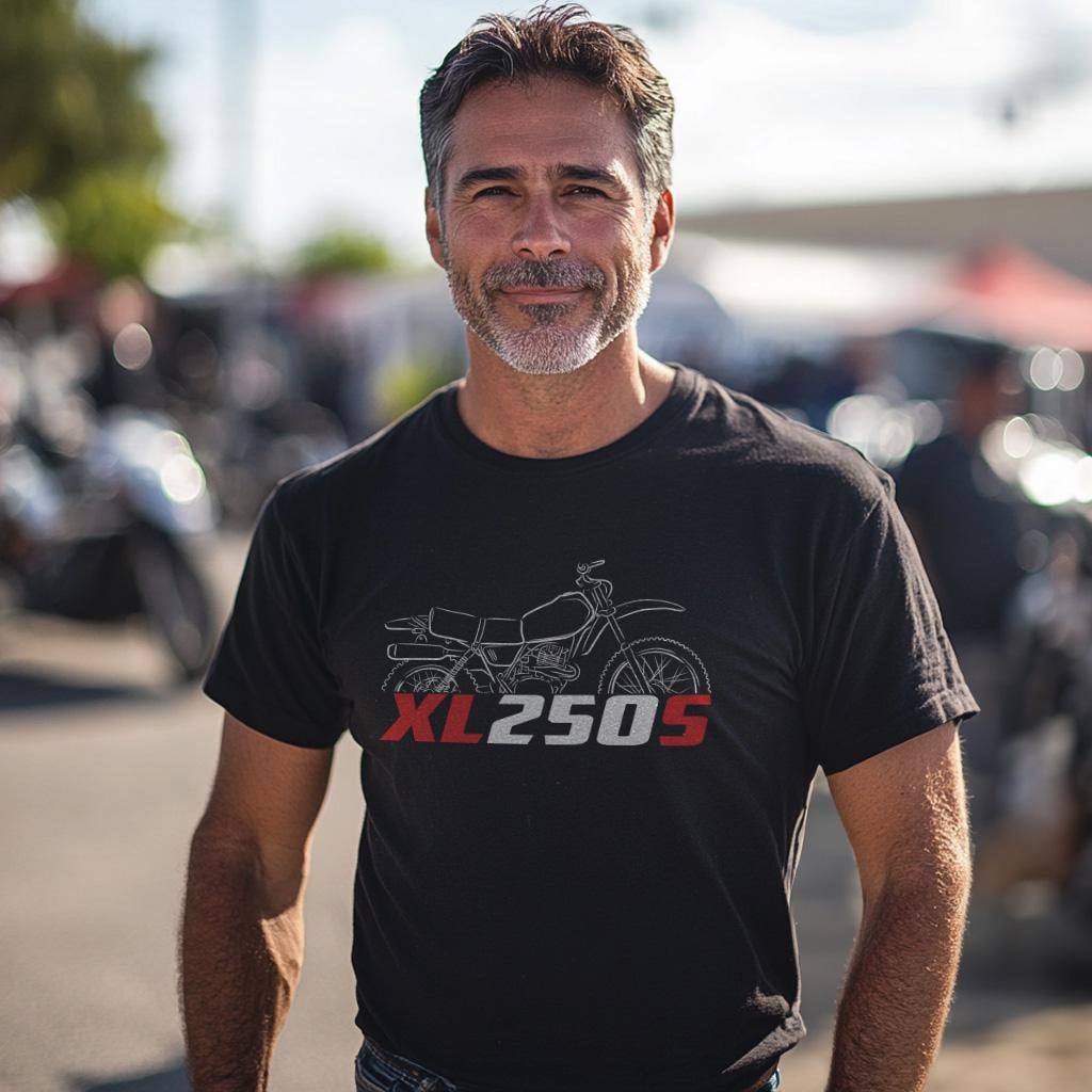 Honda XL250S Inspired T-Shirt - Motorcycle Tee Shirt for Riders