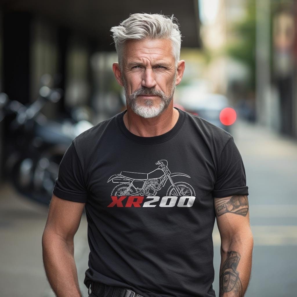 Honda XR200 Inspired T-Shirt - Motorcycle Tee Shirt for Riders