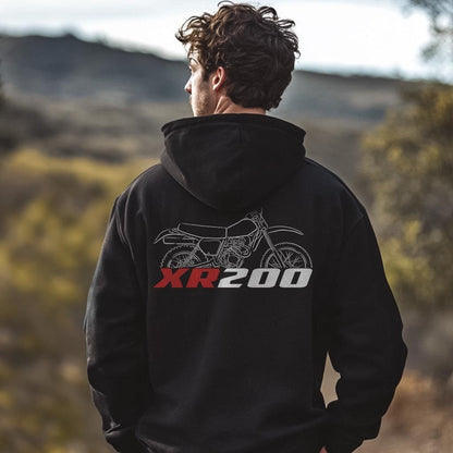 Honda XR200 Inspired Hoodie - Motorcycle Sweatshirt for Riders