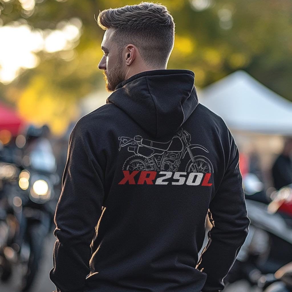 Honda XR250L Inspired Hoodie - Motorcycle Sweatshirt for Riders