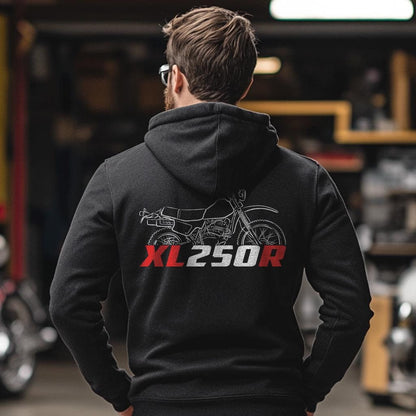 Honda XL250R Inspired Hoodie - Motorcycle Sweatshirt for Riders
