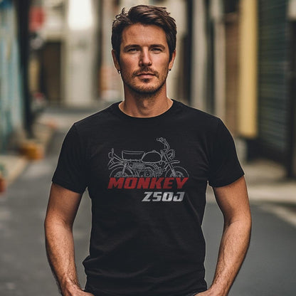 Honda Z50J & J Monkey Inspired T-Shirt - Motorcycle Tee Shirt for Riders