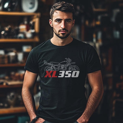 Honda XL350 & 350R Inspired T-Shirt - Motorcycle Tee Shirt for Riders