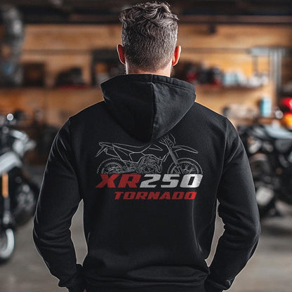 Honda XR250 Tornado Inspired Hoodie - Motorcycle Sweatshirt for Riders