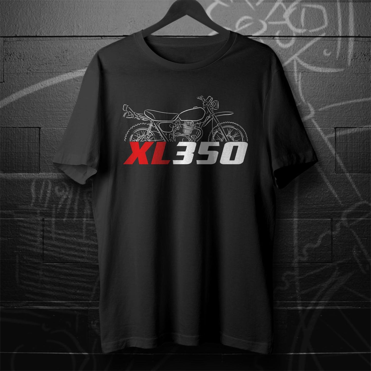 Honda XL350 & 350R Inspired T-Shirt - Motorcycle Tee Shirt for Riders
