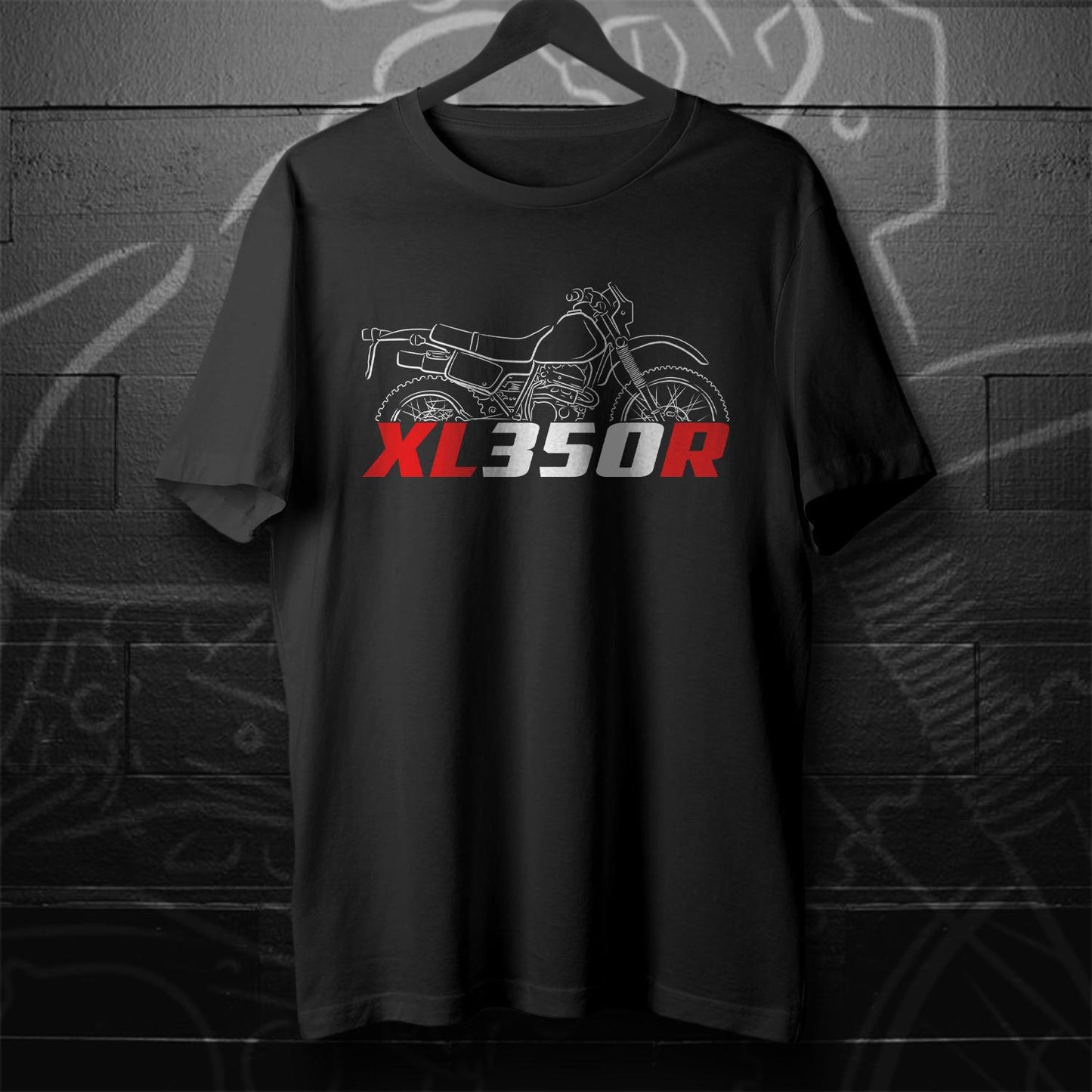 Honda XL350 & 350R Inspired T-Shirt - Motorcycle Tee Shirt for Riders