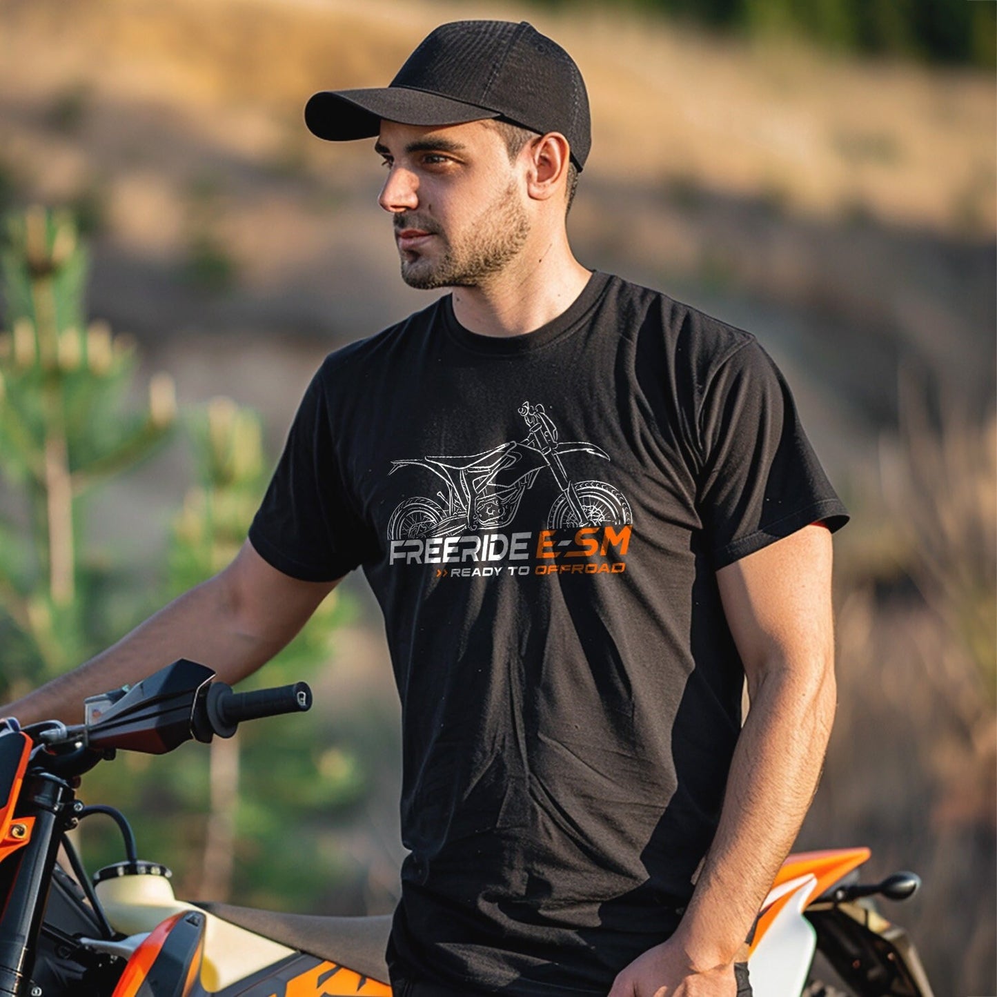KTM Freeride E-SM T-Shirt - Motorcycle Tee Shirt for Riders