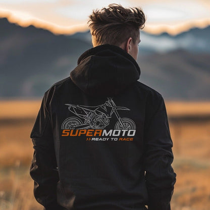 KTM 450 SMR Hoodie - Motorcycle Sweatshirt for SuperMoto Riders