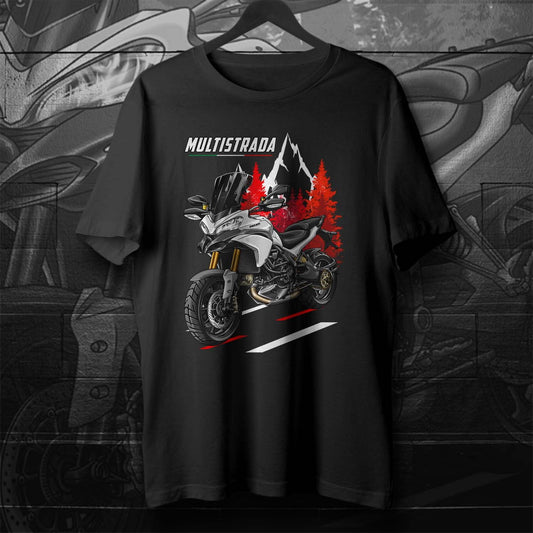 Ducati Multistrada 1200 2010-15 T-Shirt - Motorcycle Tee Shirt for ADV Riders