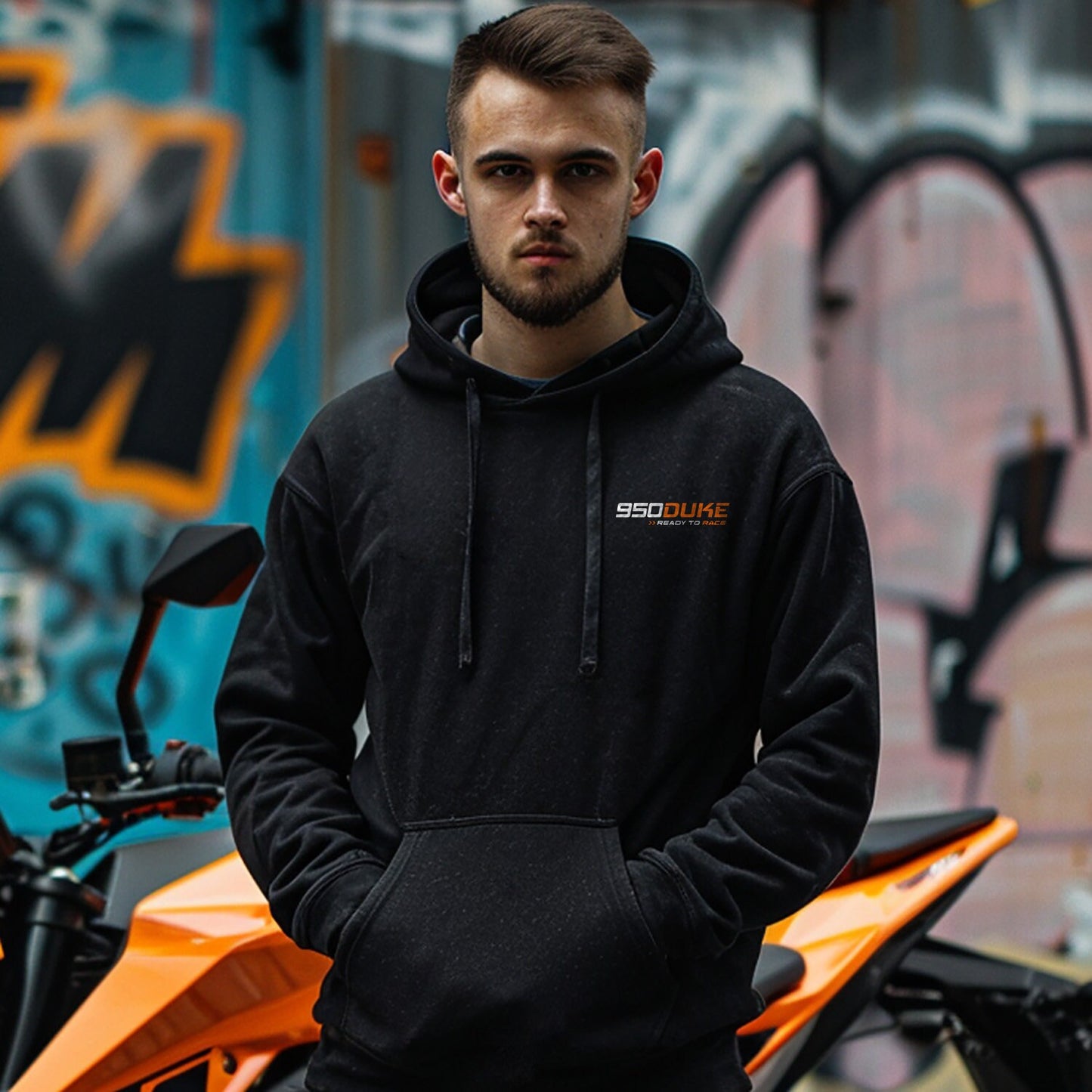 KTM 950 Duke Hoodie - Motorcycle Sweatshirt for Riders