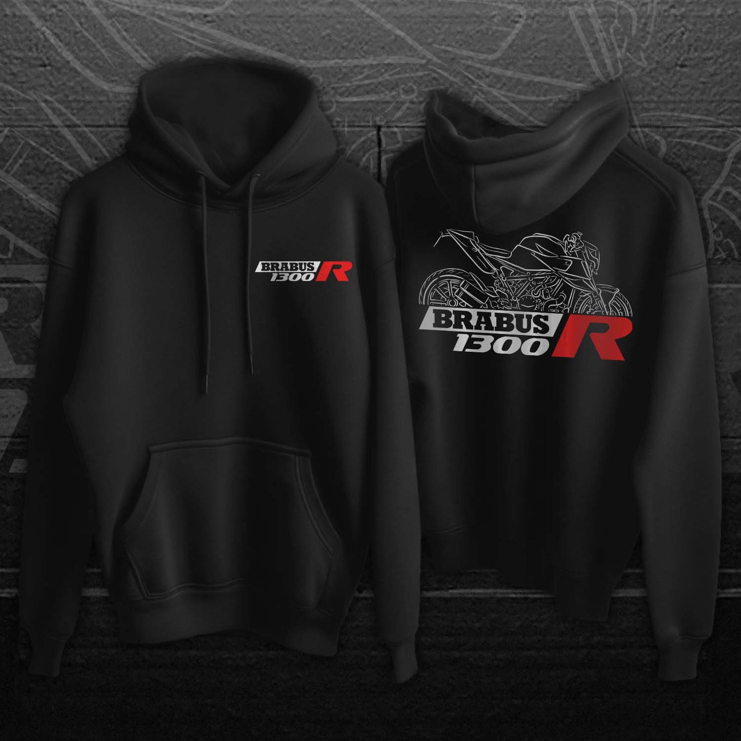 KTM Brabus 1300R Masterpiece Edition 2023-24 Hoodie - Motorcycle Sweatshirt for Riders