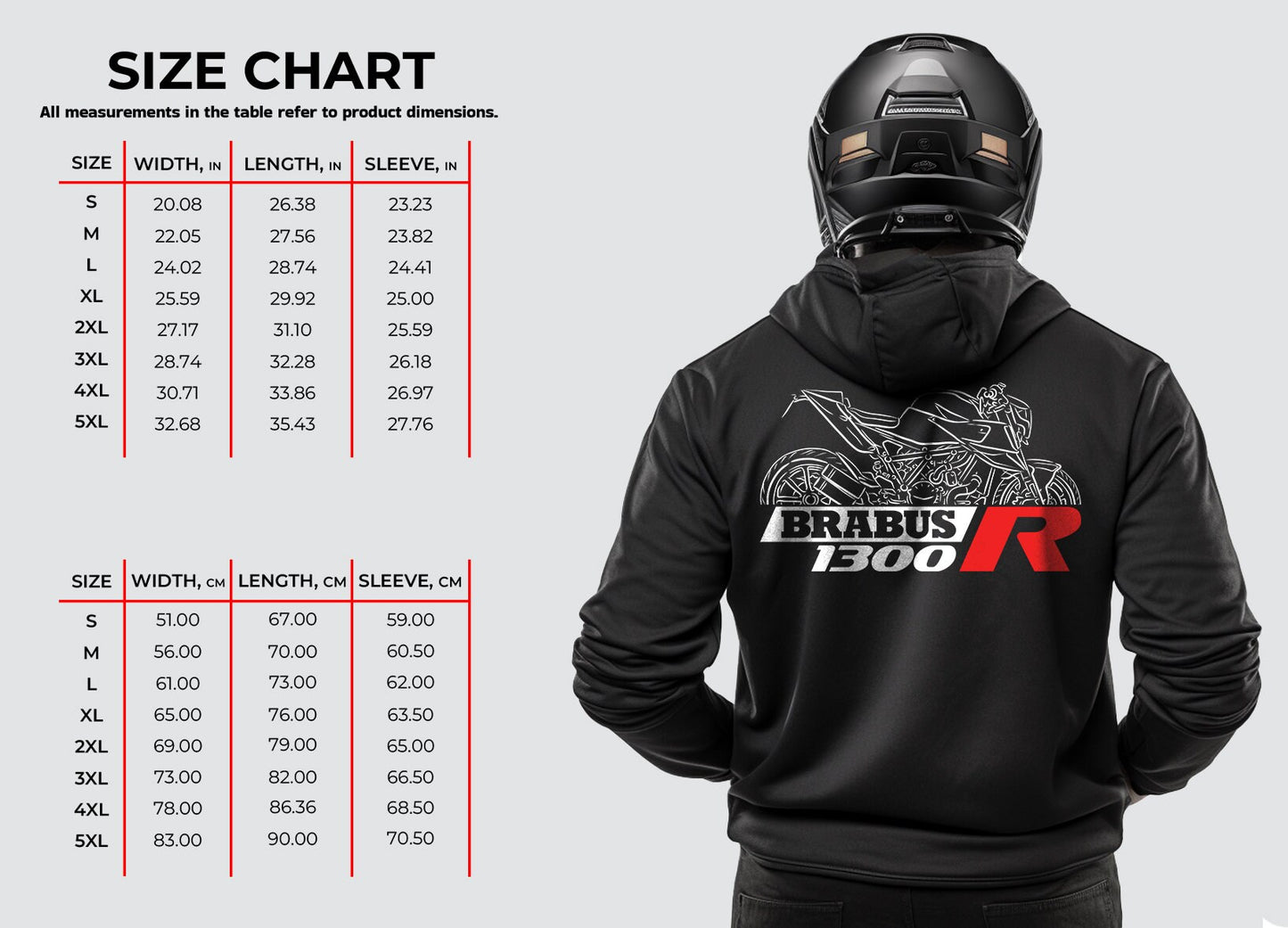 KTM Brabus 1300R Masterpiece Edition 2023-24 Hoodie - Motorcycle Sweatshirt for Riders