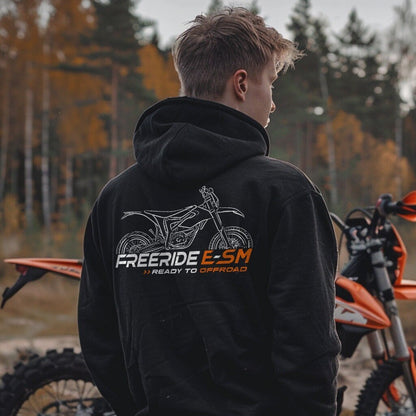 KTM Freeride E-SM Hoodie - Motorcycle Sweatshirt for Riders