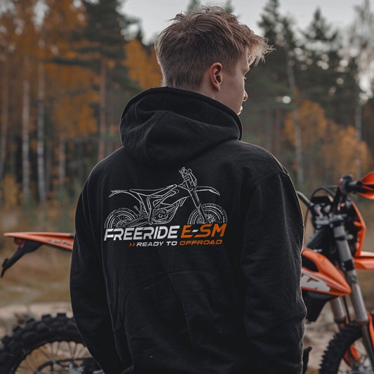 KTM Freeride E-SM Hoodie - Motorcycle Sweatshirt for Riders
