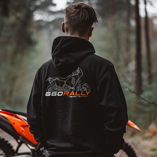 KTM 660 Rally Replica Hoodie - Motorcycle Sweatshirt for Riders