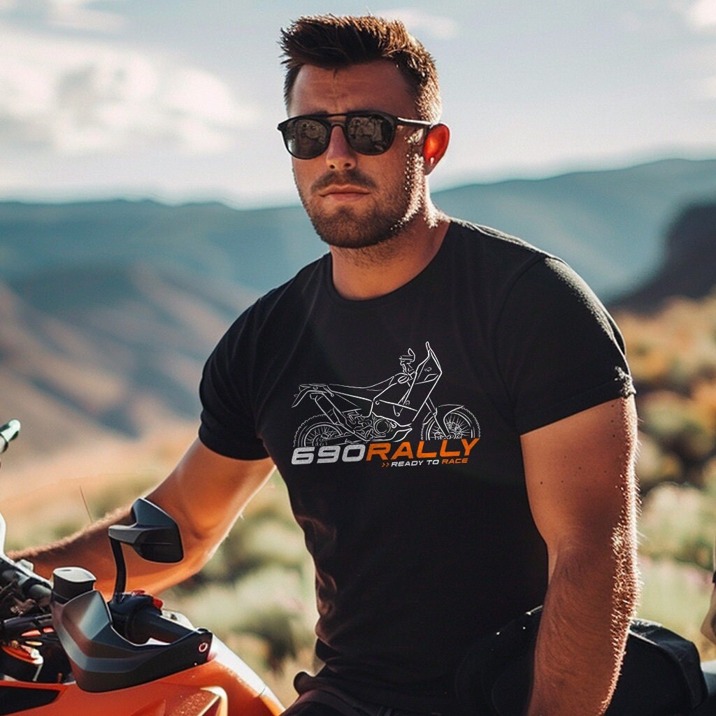 KTM LC4 690 Rally Replica T-Shirt - Motorcycle Tee Shirt for Riders