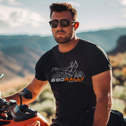 KTM LC4 690 Rally Replica T-Shirt - Motorcycle Tee Shirt for Riders