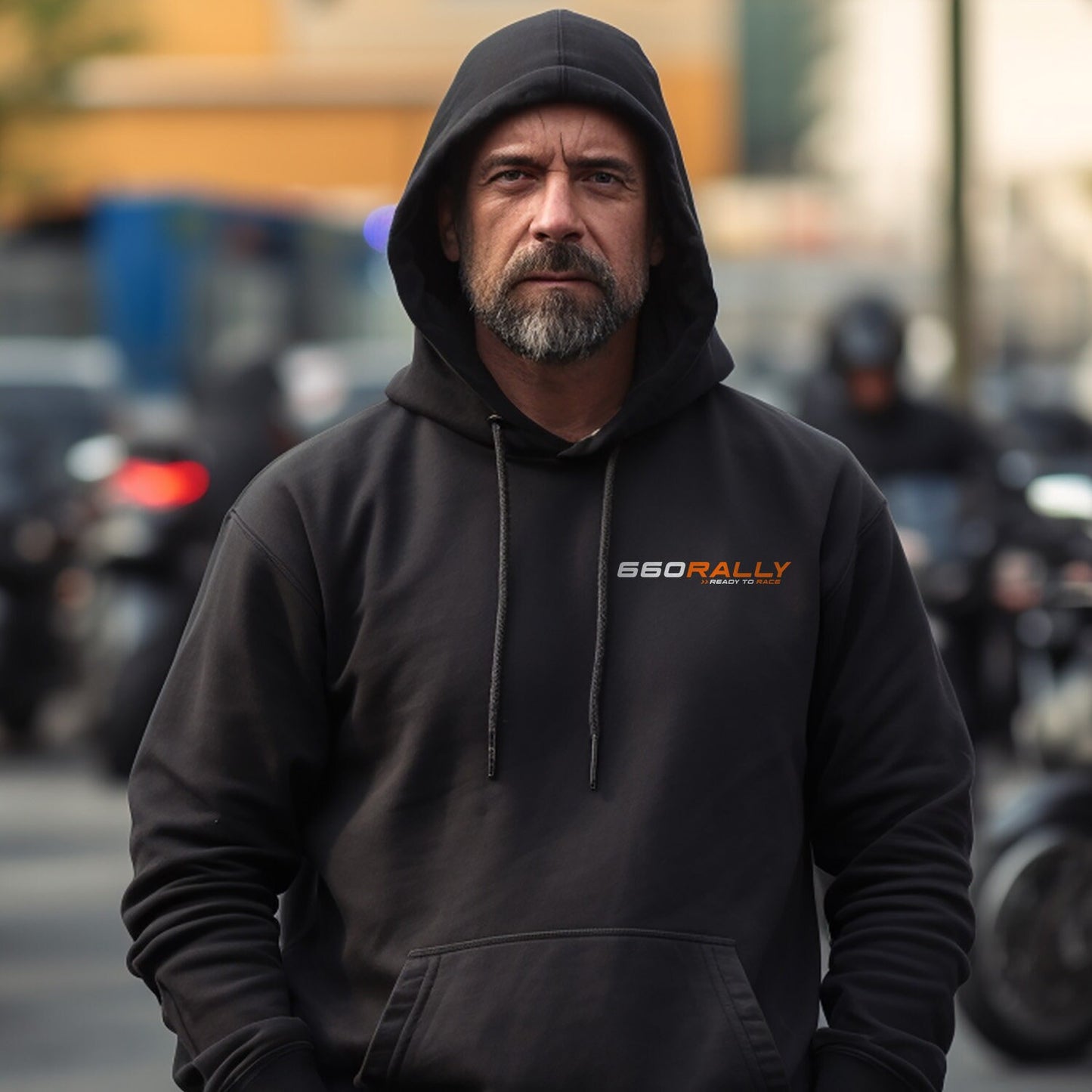 KTM 660 Rally Replica Hoodie - Motorcycle Sweatshirt for Riders