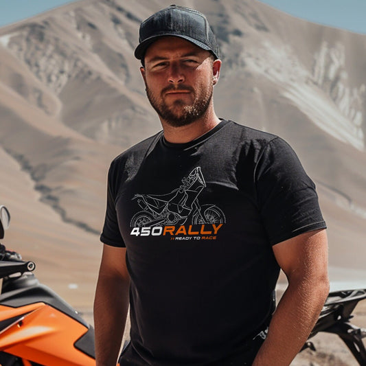 KTM 450 Rally Replica T-Shirt - Motorcycle Tee Shirt for Riders