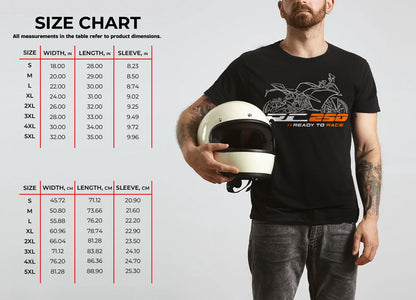 KTM RC 250 T-Shirt - Motorcycle Tee Shirt for Riders