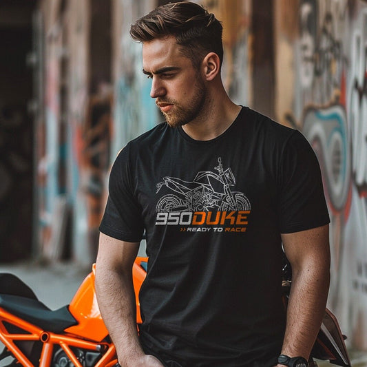 KTM 950 Duke T-Shirt - Motorcycle Tee Shirt for Riders