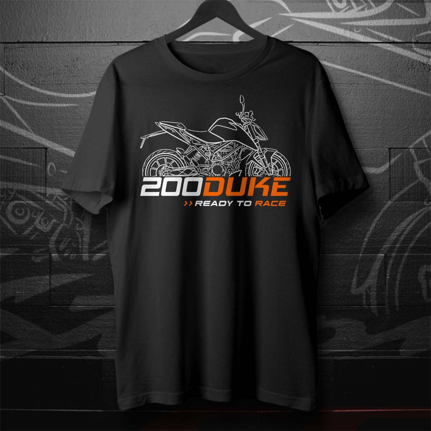 KTM 200 Duke T-Shirt - Motorcycle Tee Shirt for Riders