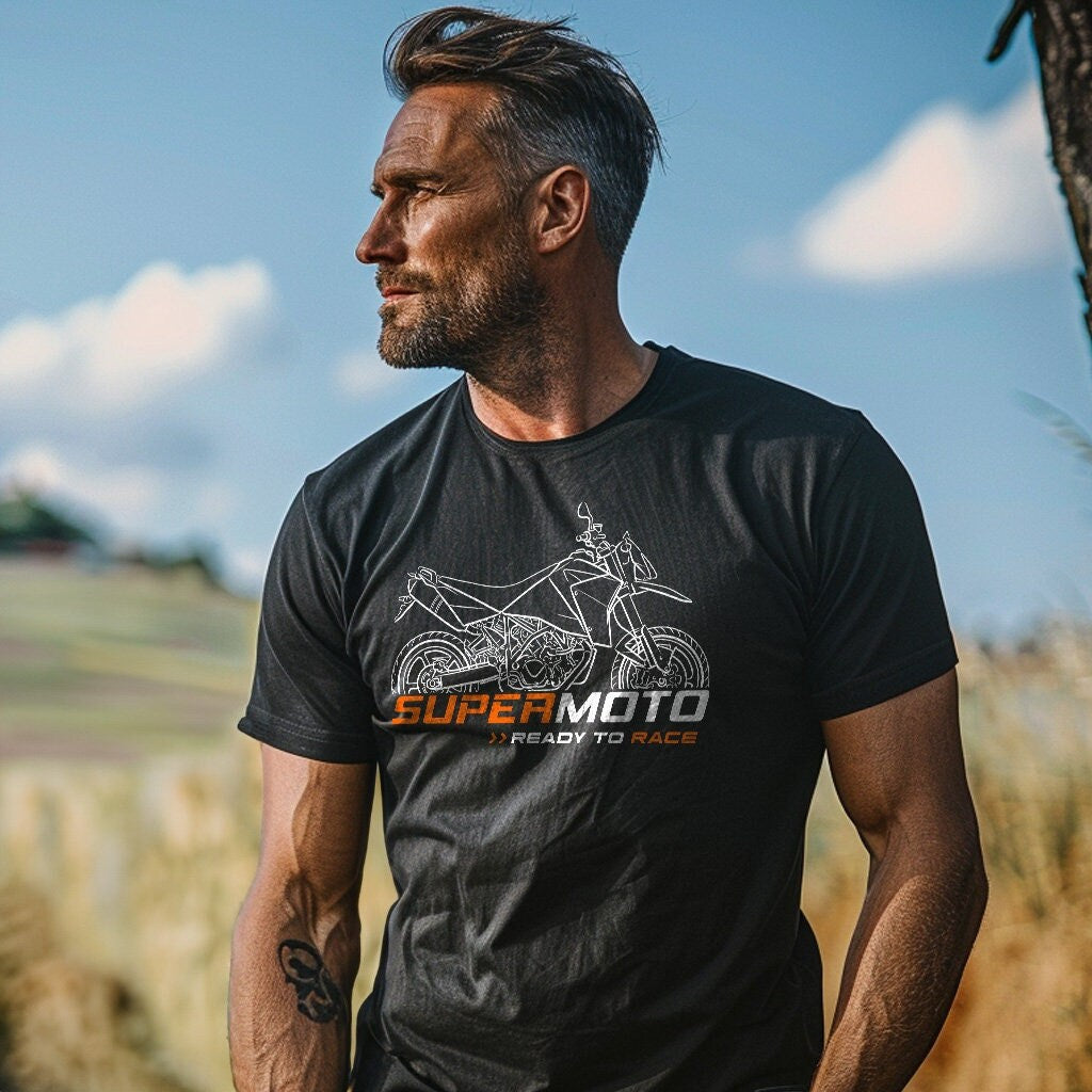 KTM 950 Supermoto T-Shirt - Motorcycle Tee Shirt for Riders