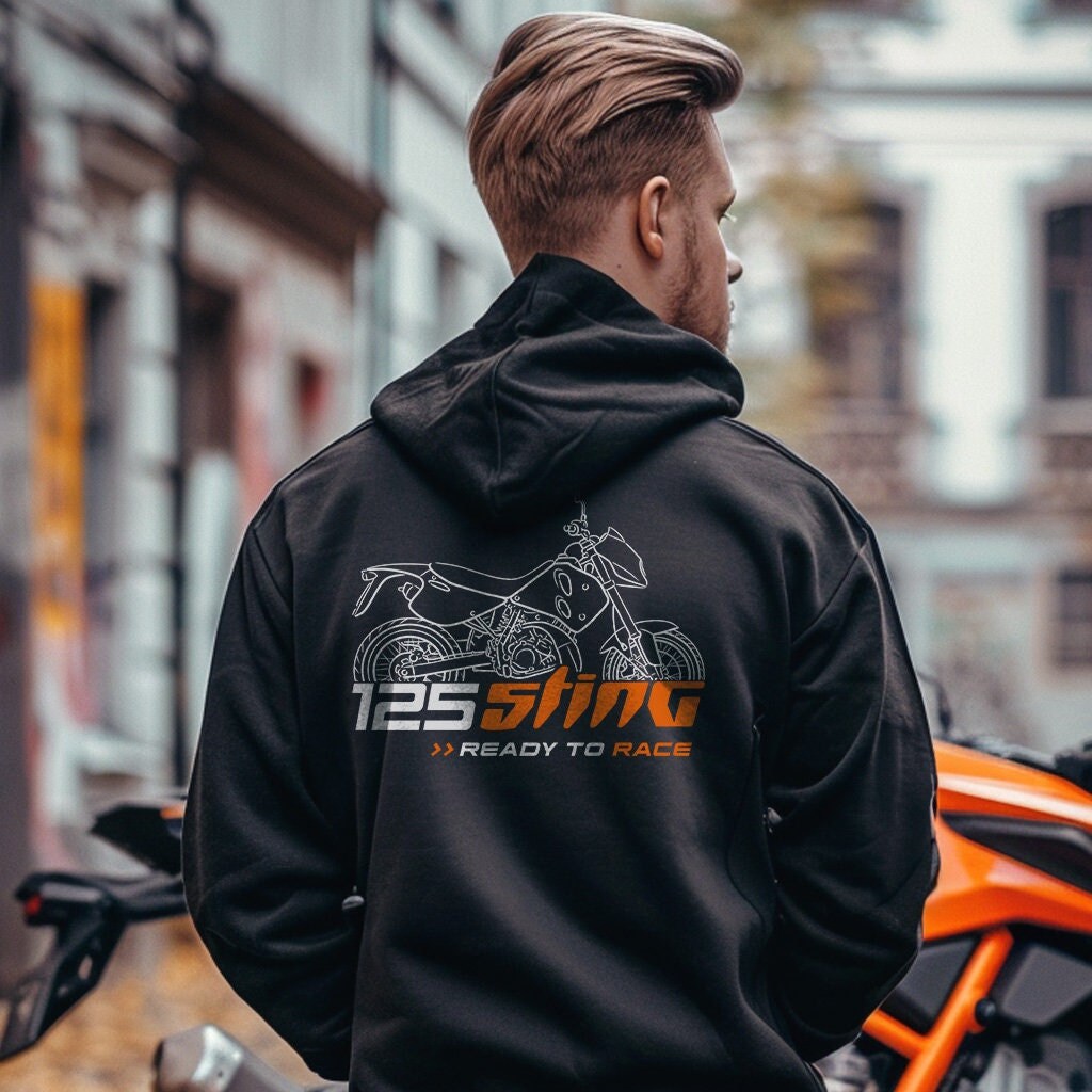 KTM 125 Sting Duke Hoodie - Motorcycle Sweatshirt for Riders