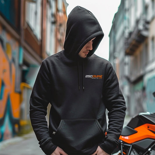 KTM 250 Duke Hoodie - Motorcycle Sweatshirt for Riders