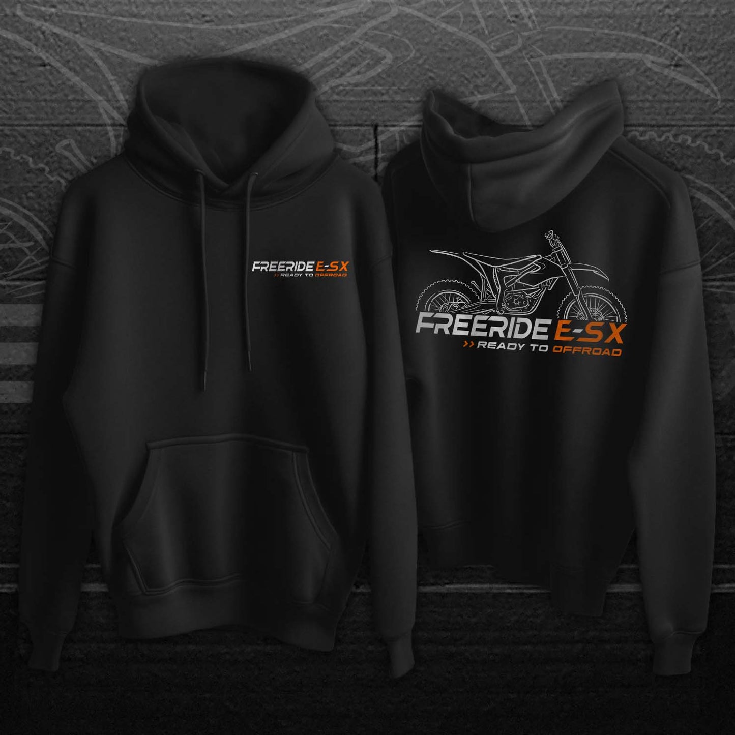 KTM Freeride E-SX Hoodie - Motorcycle Sweatshirt for Riders