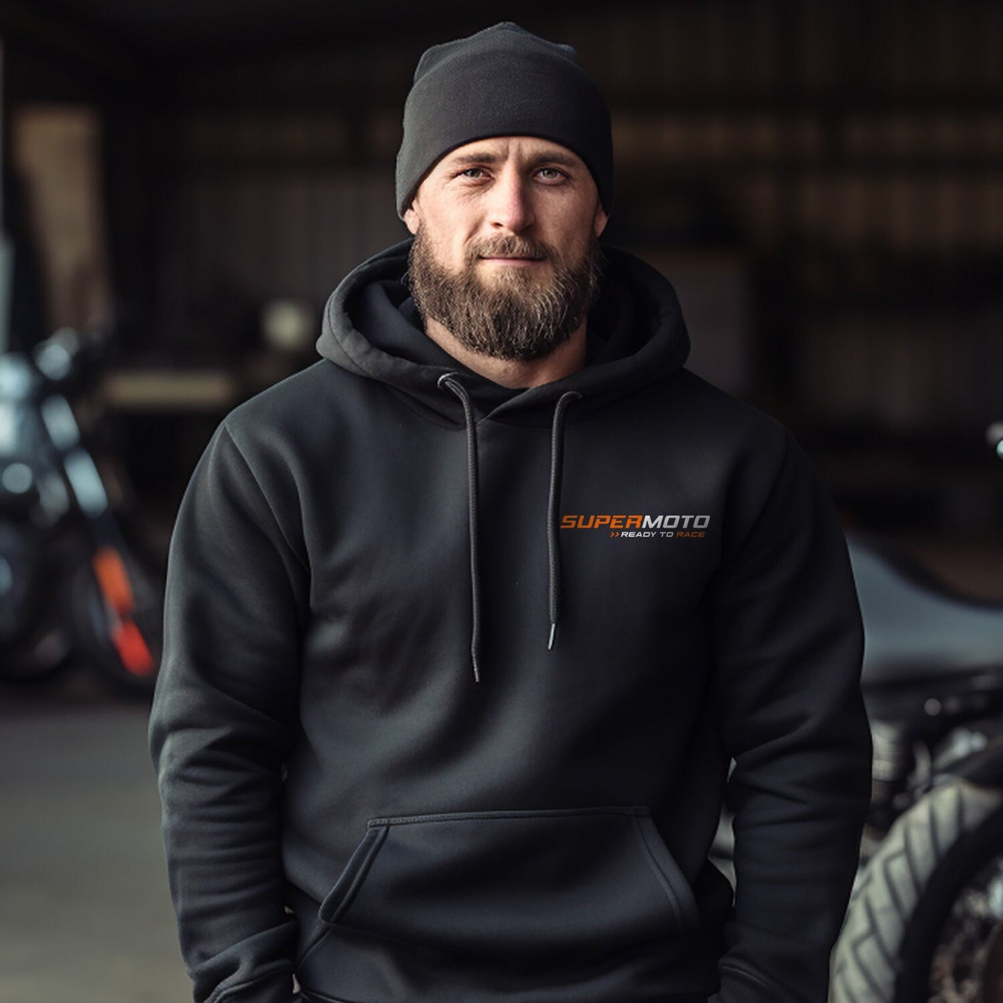 KTM 890 SMT Hoodie - Motorcycle Sweatshirt for SuperMoto Riders