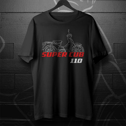 Honda Super Cub 110 Inspired T-Shirt - Motorcycle Tee Shirt for Riders