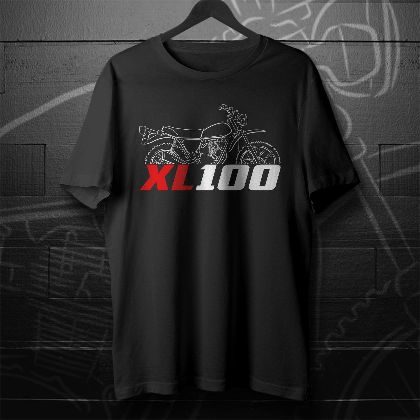 Honda XL100 | S & SB Inspired T-Shirt - Motorcycle Tee Shirt for Riders