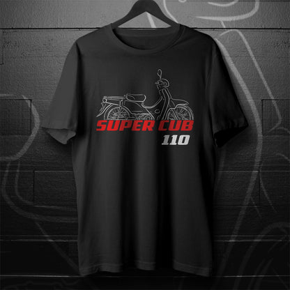 Honda Super Cub 110 Inspired T-Shirt - Motorcycle Tee Shirt for Riders