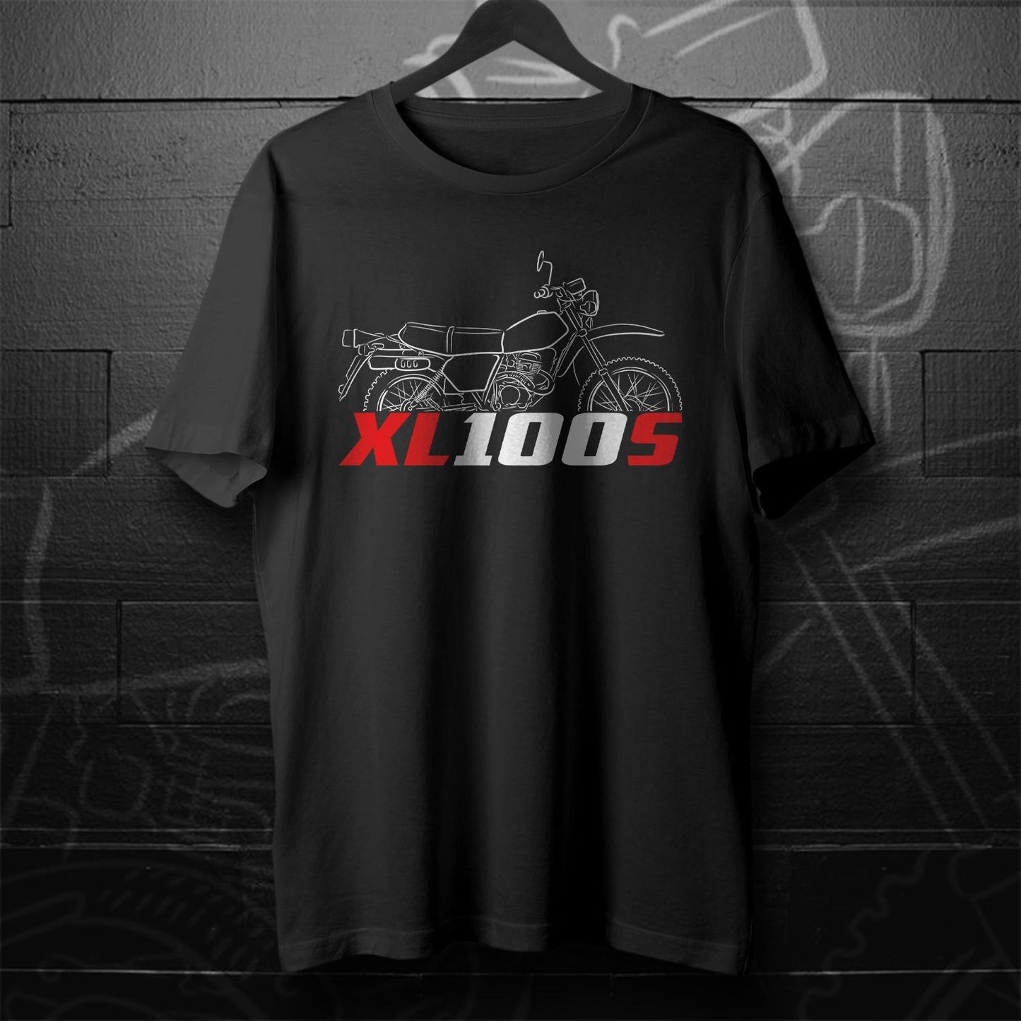 Honda XL100 | S & SB Inspired T-Shirt - Motorcycle Tee Shirt for Riders