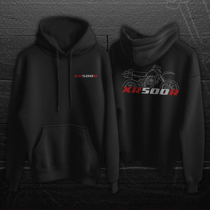 Honda XR500 Inspired Hoodie - Motorcycle Sweatshirt for Riders