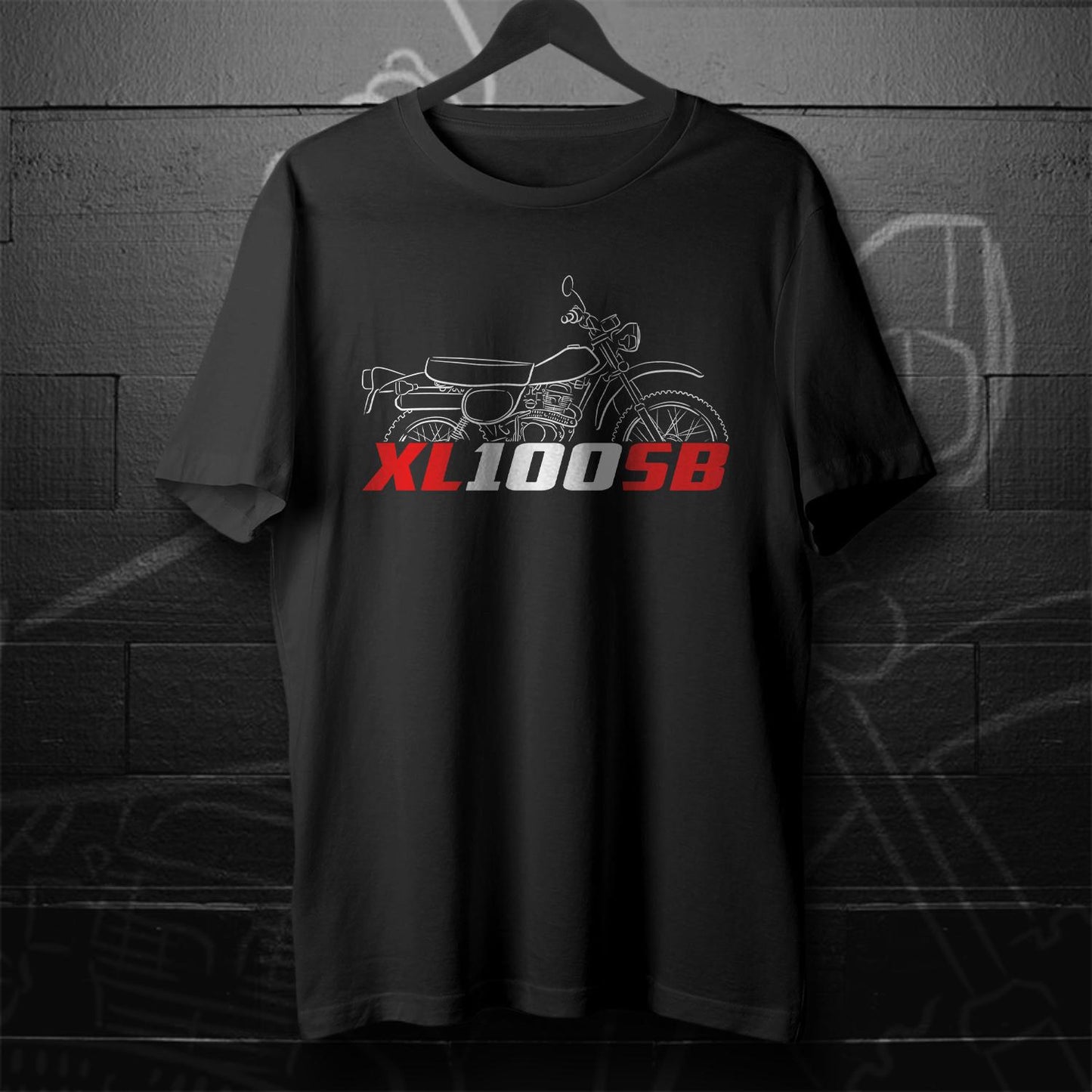 Honda XL100 | S & SB Inspired T-Shirt - Motorcycle Tee Shirt for Riders
