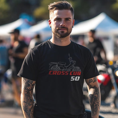 Honda Cross Cub 50 Inspired T-Shirt - Motorcycle Tee Shirt for Riders
