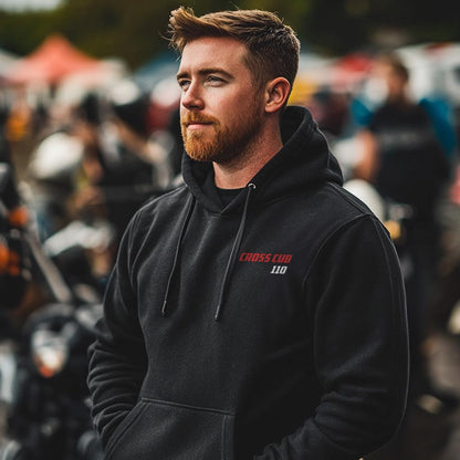 Honda Cross Cub 110 Inspired Hoodie - Motorcycle Sweatshirt for Riders