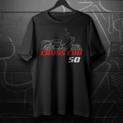 Honda Cross Cub 50 Inspired T-Shirt - Motorcycle Tee Shirt for Riders