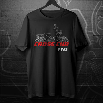 Honda Cross Cub 110 Inspired T-Shirt - Motorcycle Tee Shirt for Riders