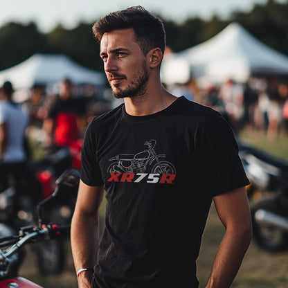 Honda XR75R Inspired T-Shirt - Motorcycle Tee Shirt for Riders